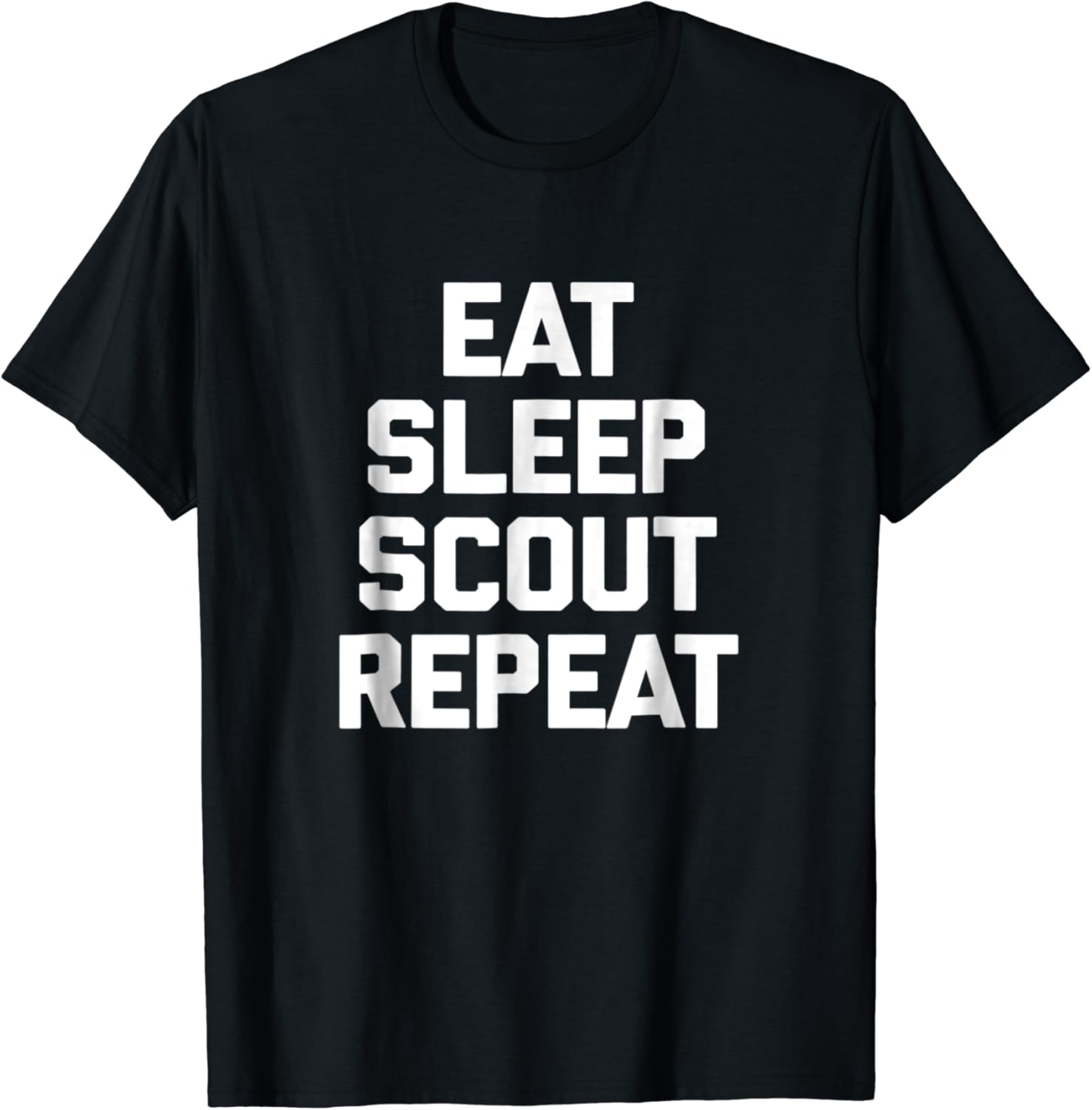 Eat, Sleep, Scout, Repeat TShirt funny saying boy scouting